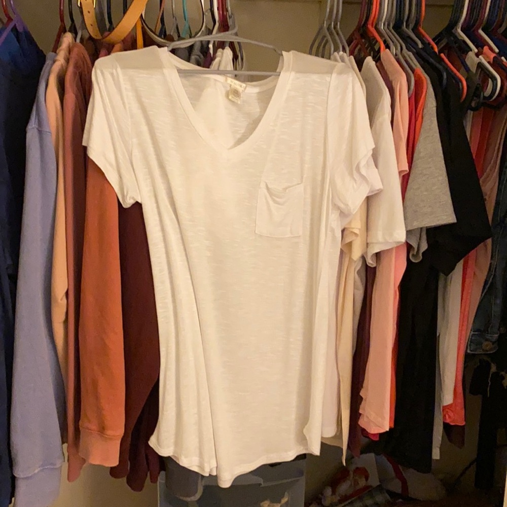 Over sized sheet white t shirt